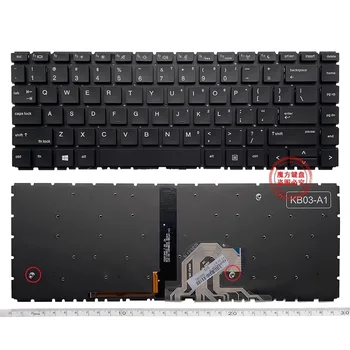 Новая клавиатура для ноутбука США для HP 440 445 G6 G7 Английская клавиатура с подсветкой