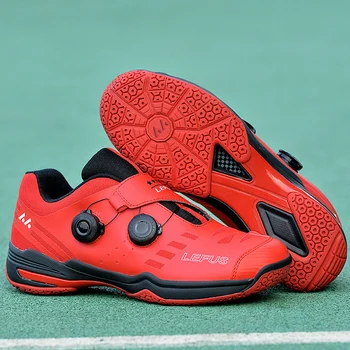 Новая профессиональная обувь для бадминтона, большие размеры 36-45, нескользящие теннисные туфли, легкая обувь для бадминтона, мужские волейбольные кроссовки