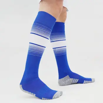 Новые компрессионные носки Для взрослых / подростков, занимающихся спортом на открытом воздухе, Тренировочные противоскользящие футбольные носки, Носки для езды на велосипеде
