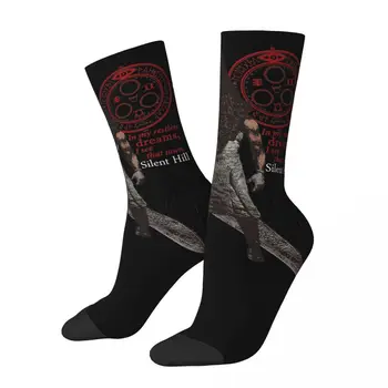 Новые мужские носки, повседневные носки Silent Hill, графические женские носки, весна-лето, осень-зима