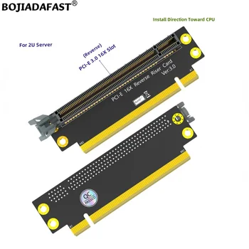 Обратный слот PCI-E 3.0 16X для адаптера PCIe X16 Riser Card для корпуса серверного компьютера 2U