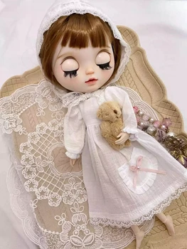 Одежда для куклы Dula Платье юбка для сна Blythe Qbaby ob24 ob22 Azone Licca ICY JerryB 1/6 Аксессуары для Кукол Bjd