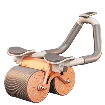 Оптовая Продажа Упражнение Ab Wheel Roller Коврик для Фитнеса на Коленях Тренажер Для мышц Живота Ролик Для упражнений