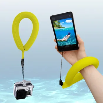 Плавающий ремешок на запястье Водонепроницаемая камера Универсальная Яркая цветная пена для камеры мобильного телефона Легкий поплавок для бассейна
