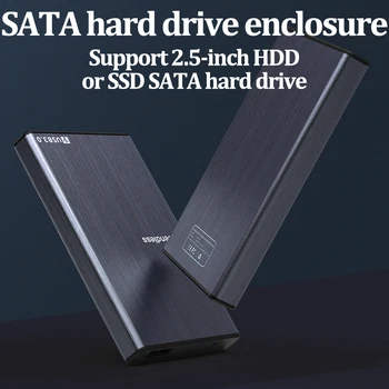 Портативный 2,5-дюймовый корпус жесткого диска SATA От USB 3.0 До Micro-B Hdd Внешний жесткий диск SSD чехол для ПК ноутбук аксессуары для ноутбуков