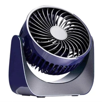Портативный вентилятор, охлаждающий настольный вентилятор с 3 скоростями вращения на 360, Бесшумный Электрический Мощный Мини-настольный вентилятор для спальни /дома/офиса