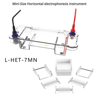 Резервуар для горизонтального электрофореза LABGIC мини-размера, прибор для горизонтального электрофореза среднего размера