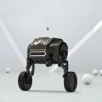 Робот электронная собака AI после обучения программированию визуального распознавания