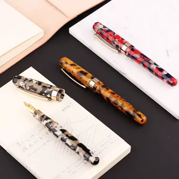 Ручка MAJOHN Final Craftsman M300 Импортирована из смолы из Германии Schmidt Extra Large Заостренная ручка для практики взрослых студентов Чернильная ручка