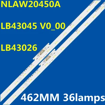 Светодиодная Лента Подсветки для NLAW20450A LB43026 LB43045 V0_00 KD-43XF7596 KD-43XF7096 KD-43XE7093 KD-43XE7073 KD-43X7053 LC430EQY