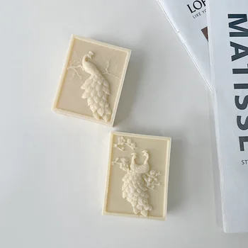 Силиконовая форма для мыла с тиснением в виде цветка, Мыло ручной работы 