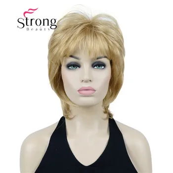 Синтетический парик StrongBeauty Bady с волнистыми волосами Glonden Blonde длиной до шеи на ВЫБОР для женщин