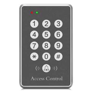 Система контроля доступа Машинная безопасность 125 кГц RFID Бесконтактный замок входной двери Клавиатура доступа Серебристый