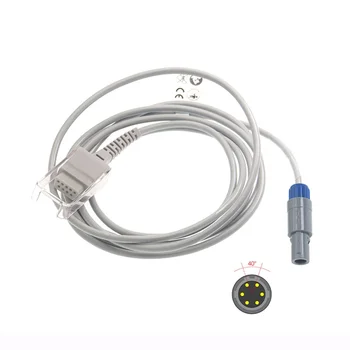 Совместим с удлинительным кабелем Min-dray PM7000 Spo2 6 Pin к DB9