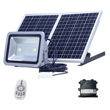 Солнечный прожектор мощностью 100 Вт с облачным управлением Smart Life App IoT для использования на открытом стадионе Square Arena