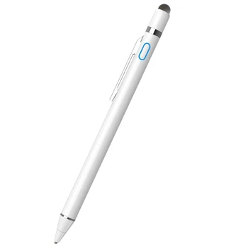 Стилус Перезаряжаемая Цифровая Ручка с Тканевым Наконечником Активная Емкостная Ручка-Стилус для Ios / Android / Телефона / iPad / Huawei / Xiaomi