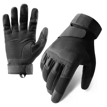 Тактические армейские перчатки с полными пальцами, армейские пейнтбольные перчатки, мужские противоскользящие перчатки для страйкбола, стрельбы на велосипеде, спорта на открытом воздухе