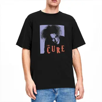 Торговые рубашки 80-х The Cure Robert Smith для мужчин и женщин, забавная хлопковая футболка с круглым воротником и коротким рукавом, Топы большого размера