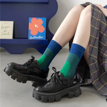 Трендовые Носки, Индивидуальность Ван Гога, Постепенный Французский дизайн, Мода, уличное искусство, Спортивные носки, Мужские И женские хлопчатобумажные носки Q109