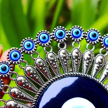 Турецкий Синий Декор от Сглаза Настенный Кулон Амулеты Орнамент Брелок для ключей Защита дома И сада Счастливый подарок