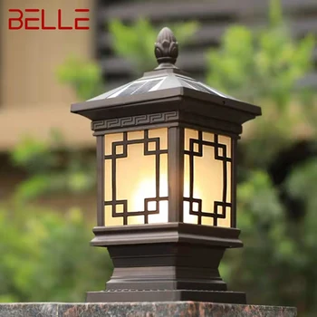 Уличный солнечный светильник BELLE Классическая Ретро водонепроницаемая светодиодная лампа для внутреннего двора для украшения сада, балкона, виллы, настенный светильник