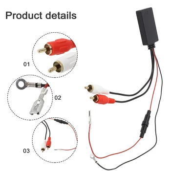 Универсальный Автомобильный Модуль Беспроводного Приемника Car Kit AUX Adapter HIFI Sound Music Аудиоприемник Для Смартфонов