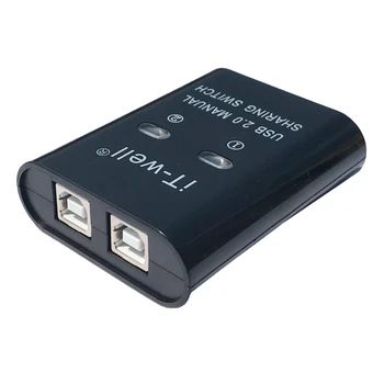 Устройство общего доступа к принтеру USB 2 in1 Out Руководство по совместному использованию принтера KVM Конвертер