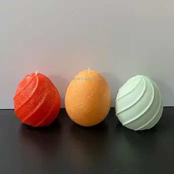 Форма для свечей для Пасхальных яиц Diy Ароматерапия Гипсовая Силиконовая Форма Мягкая Форма из соевого воска Пасхальное Счастливое Украшение