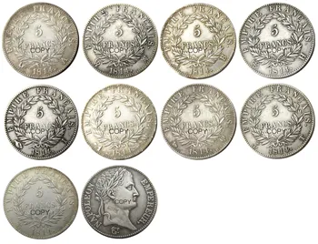 Франция 1814 г.-копия монет номиналом 5 франков.