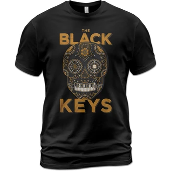 Хлопковая футболка унисекс The Black Keys Calavera Day Of The Dead Дэна Ауэрбаха