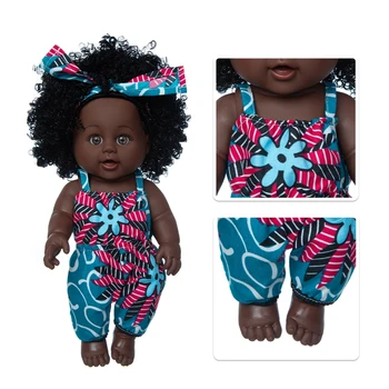 Цветочный Комбинезон Для Маленьких Африканских Кукол Pop Reborn Silico Bathrobre Vny 30 см Born Poupee Boneca Детские Мягкие Игрушки Для Девочек