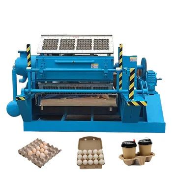 Цена по прейскуранту завода-изготовителя Мелкосерийная ручная полуавтоматическая машина для формования мини-лотков для яиц из бумажной массы для продажи