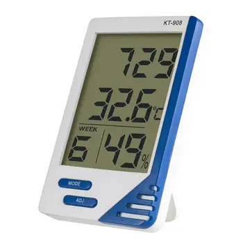 Цифровой термогигрометр Домашний Цифровой дисплей Термогигрометр Точный Комнатный термометр для дома Спальня Офис Теплица