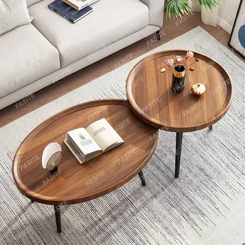 Чайный столик, небольшой тип, маленький круглый столик, столик на краю дивана, круглый чайный столик, небольшого размера