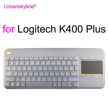 Чехол для клавиатуры K400 Plus для Logitech K400 Plus для Logi K400 + беспроводной защитный кожный чехол силиконовый TPU Funda