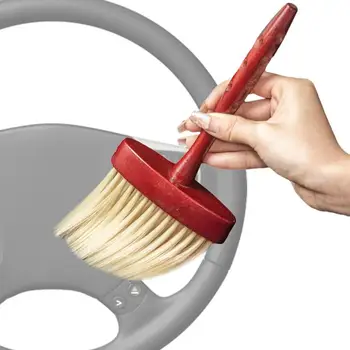 Щетка для удаления пыли для автомобиля, инструмент для чистки салона автомобиля, мягкая щетка для удаления волос в салоне автомобиля, Детализирующая щетка для автомобиля