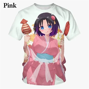 Японский фейерверк, 3D-печать, футболка с милым мультяшным персонажем, аниме, Унисекс, повседневная футболка с коротким рукавом, Непристойный Хентай, Сексуальная футболка