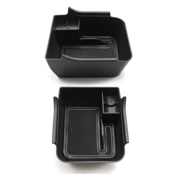 Ящик для хранения подлокотника Для-Polo MK6 2018 2019 2020 Контейнер для центрального управления, органайзер для салона автомобиля, Автомобильные аксессуары