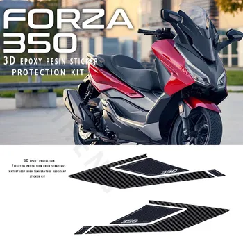 для Honda Forza 350 NSS 350 Аксессуары для мотоциклов, боковой защитник от бумеранга, 3D наклейка из эпоксидной смолы 2021 2022 2023