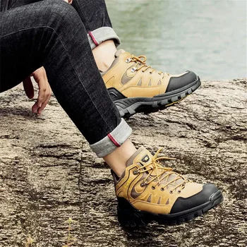 короткоствольная серая обувь для альпинизма, спортивная обувь для мальчиков, походные ботинки, мужские кроссовки, спортивные красивые упражнения, ведущая модель YDX1