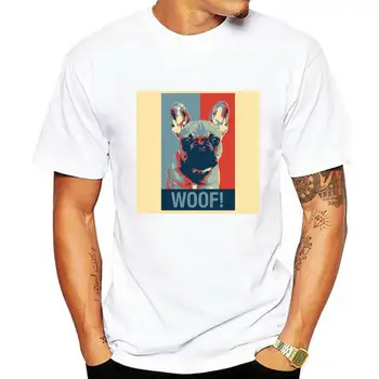 модная мужская футболка, мужская футболка с французским бульдогом, футболка с плакатом 