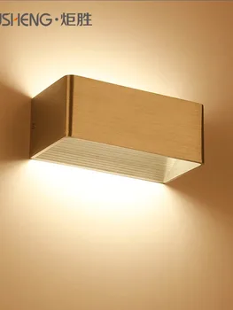 современный светодиодный светильник в стиле wood deco maison для спальни penteadeira cabecero de cama home deco рядом с лампой, украшающей комнату, лампа