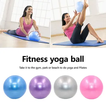 упражнение с мячом для йоги 25 см Гимнастический Фитнес-мяч для Пилатеса Упражнения с балансом Тренажерный зал Мяч для йоги В помещении Фитнес-мяч для йоги
