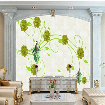 фотообои beibehang на заказ Romantic Flower TV Li Римская колонна Jane Европейские украшения 3D обои papel de parede